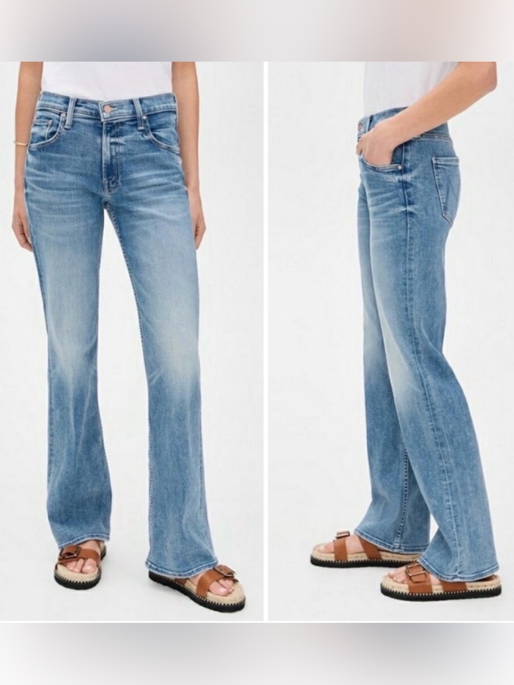 Mother Bookie Sneak Eye of the Tiger Jeans - SIZE 26 - Picture 2 of 8